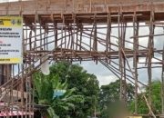 Pemerintah Desa Tanah Abang Selatan Realisasikan Pembangunan Gapura