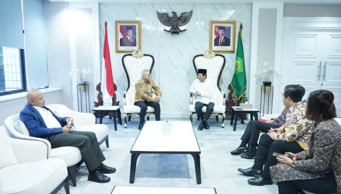 Bahas Upaya Majukan Ekosistem Ekonomi Umat, Danantara Kunjungi Kemenag