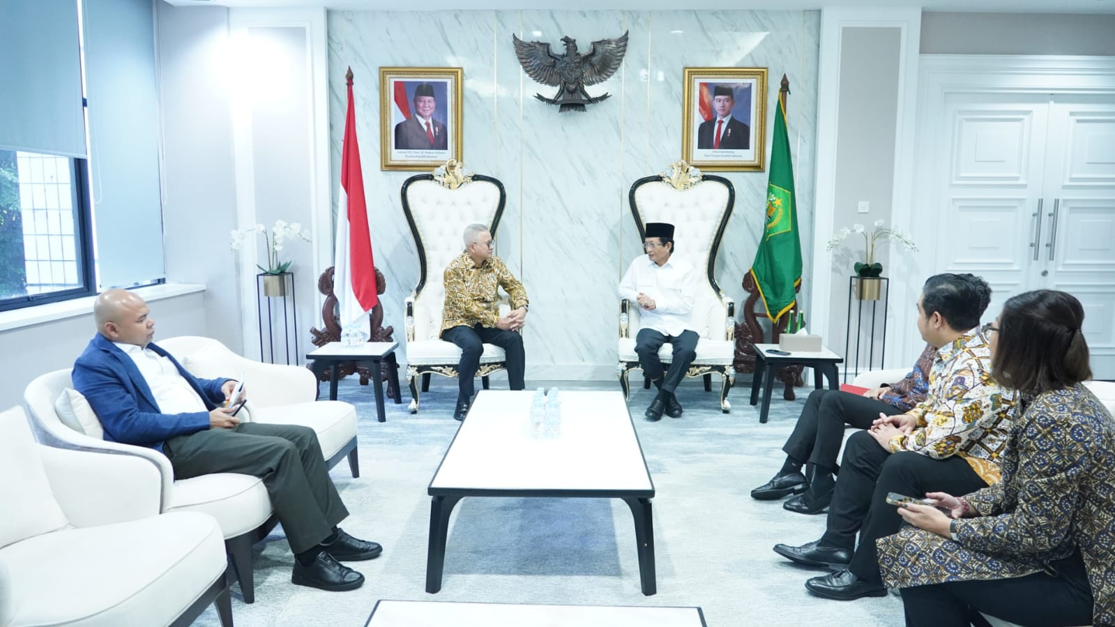 Bahas Upaya Majukan Ekosistem Ekonomi Umat, Danantara Kunjungi Kemenag