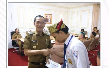 Atlet Muda Lampung Utara  Siap Ukir Prestasi Di  O2SN  Nasional, Wakil Bupati  Lepas Secara Resmi