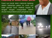 Warga Tapanuli Tengah Geram: Banjir Menggila, Bupati Menghilang — “Slogan Tapteng Naik Kelas Cuma Hiasan Spanduk?”