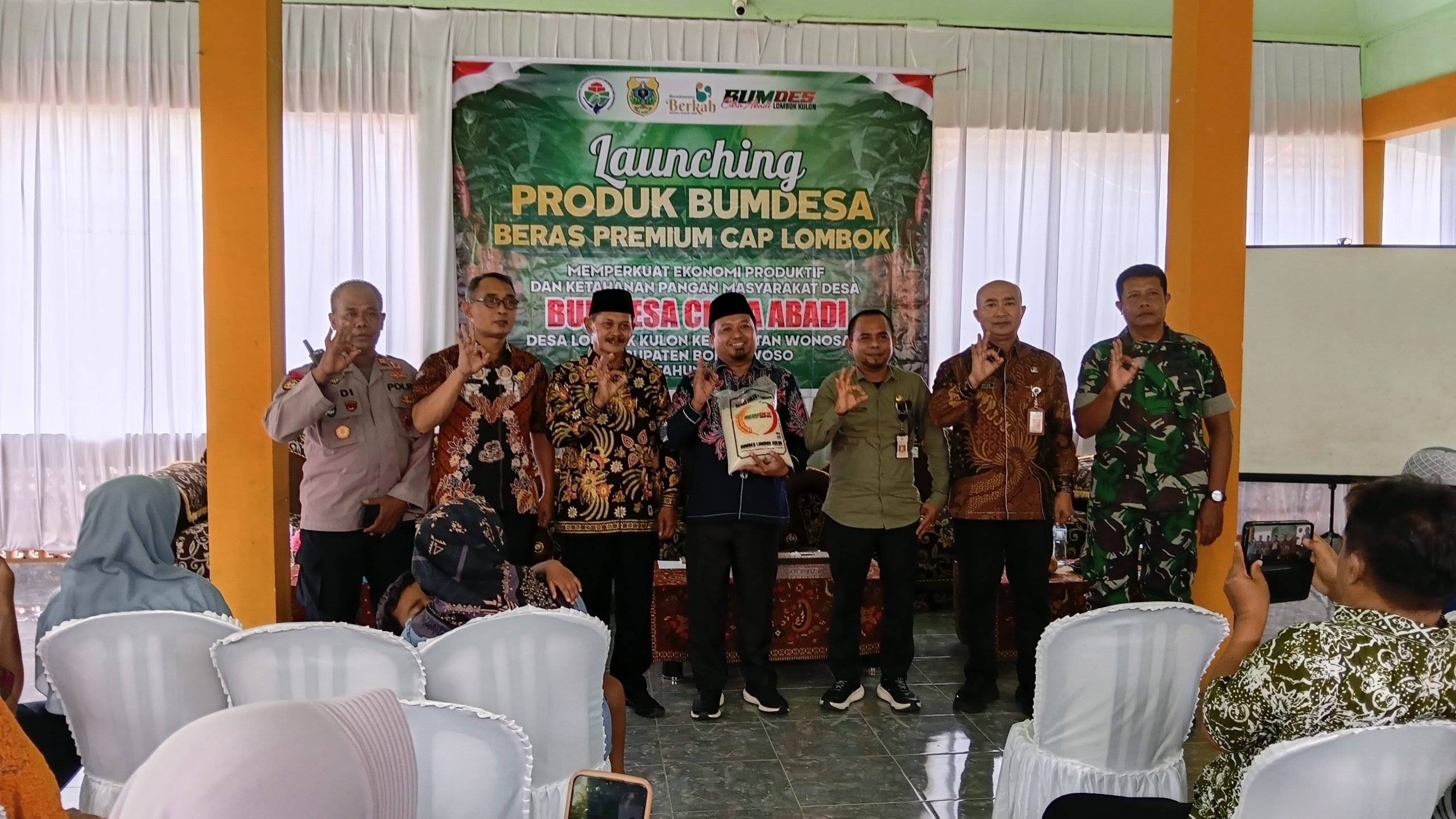 Launching Beras Premium Cap Lombok Bumdesa Citra Abadi Perkuat Ekonomi Produktif dan Ketahanan Pangan Desa Lombok Kulon