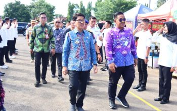 Bupati Lampung Utara  Buka  Lomba Ketangkasan Baris- Berbaris Dan  Baris Variasi,  Dorong Pembinaan Karakter Generasi  Muda