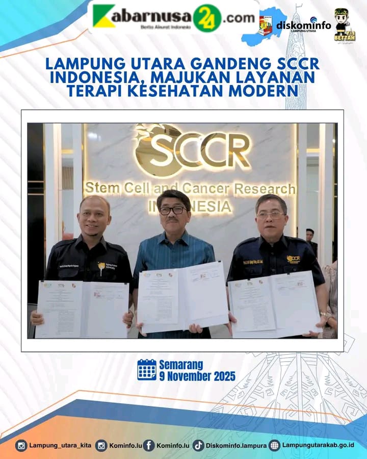 Lampung Utara Gandeng SCCR Indonesia, Majukan Pelayanan Terapi Kesehatan Modern