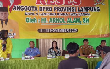 Hi . Arnol Alam, S.H.  Gelar Reses Di Dua Titik, Serap Aspirasi Petani Di Kotabumi Utara