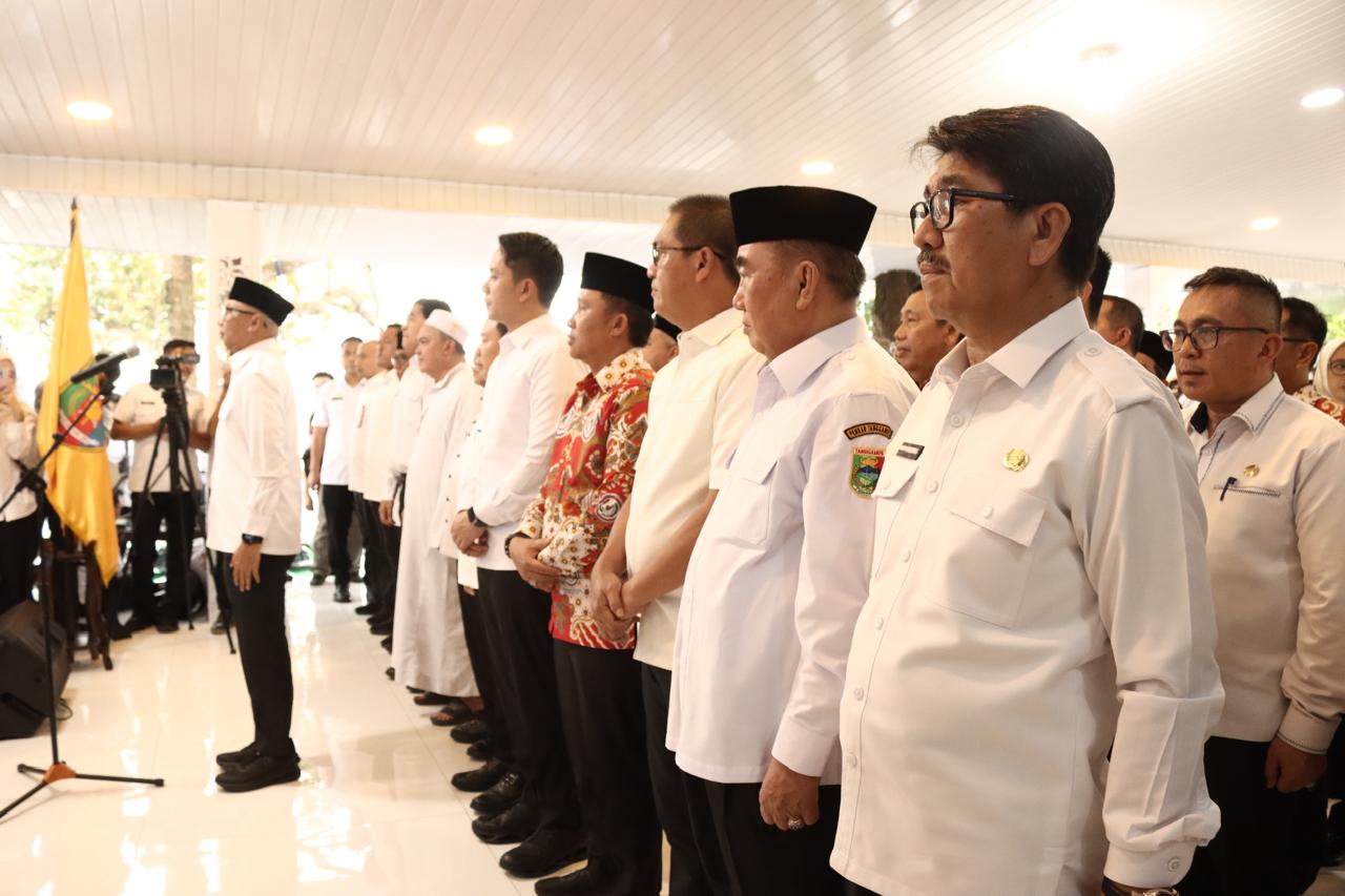 Bupati Lampung Utara Tegaskan Dukungan Terhadap Penguatan BPD Di Pengukuhan ABPEDNAS Provinsi Lampung