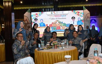 Bupati  Dan Wakil Bupati  Gaungkan Kopi  Dan Pariwisata Lampung  Utara pada Grand Opening Lampung Fest  2025