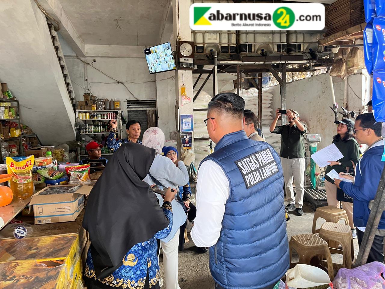 * Satgas Pangan Polda Lampung Temukan Harga Beras Premium Melebihi HET Di Tanggamus *