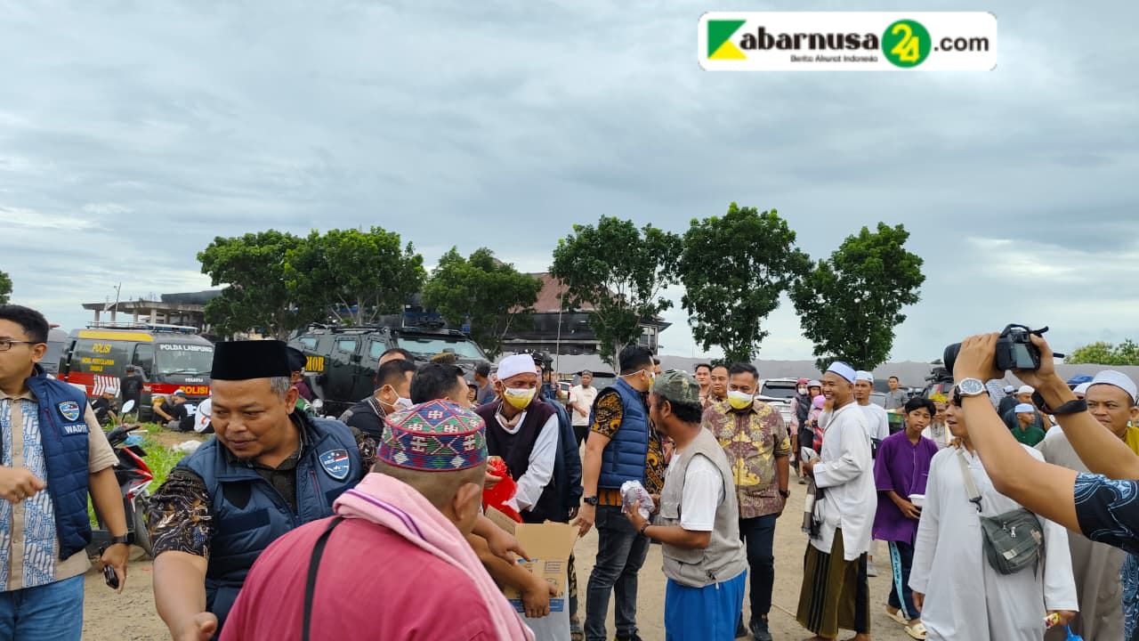 Ditreskrimsus Ditreskrimsus Polda Lampung Gelar Baksos di Tabligh Akbar Indonesia Berdoa 2025