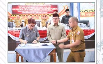 Pengesahan  PROPEMPERDA Dan APBD 2026 Perkuat Arah Pembangunan Lampung Utara