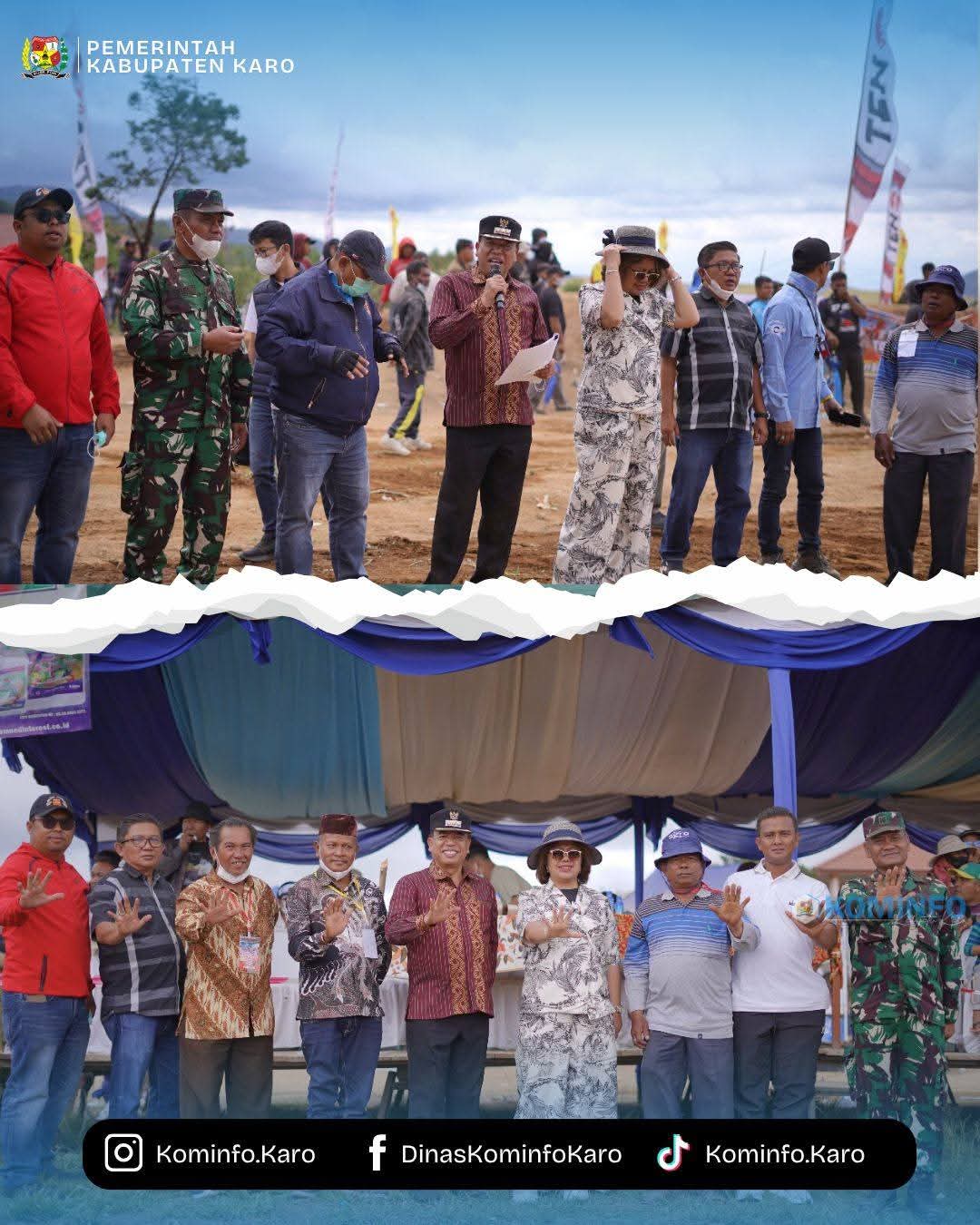 Bupati Karo Antonius Ginting Buka Tanah Karo Motocross & Grasstrack 2025: Dorong Sport Tourism dan Hidupkan Kembali Kawasan Siosar
