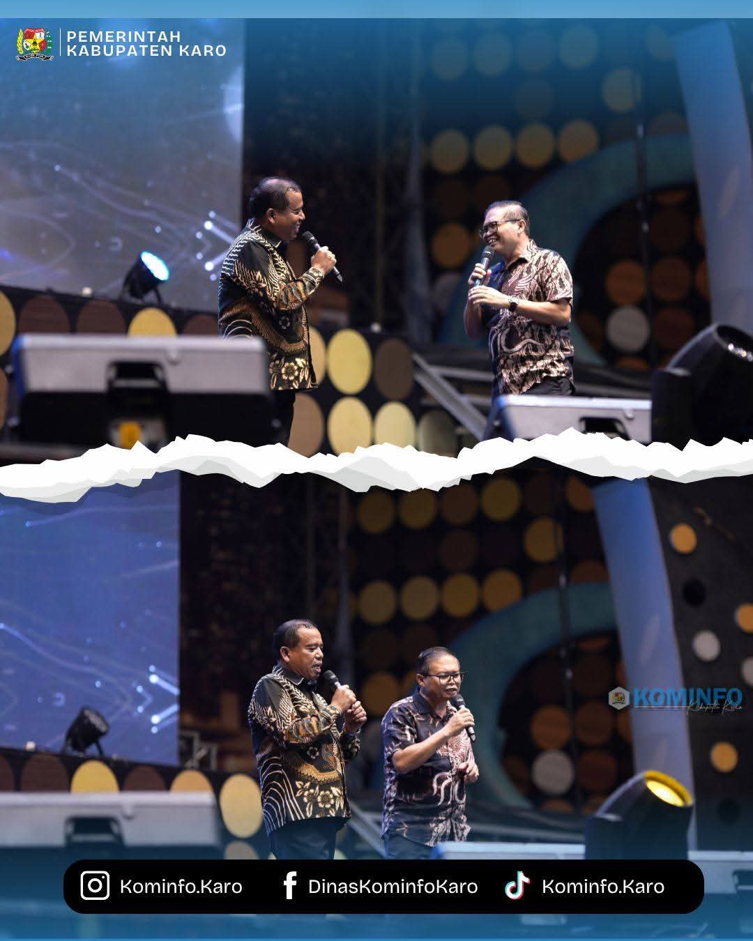 Bupati Karo Antonius Ginting Golden Voice of Karo Jadi Panggung Pelestarian Budaya dan Bakat Muda