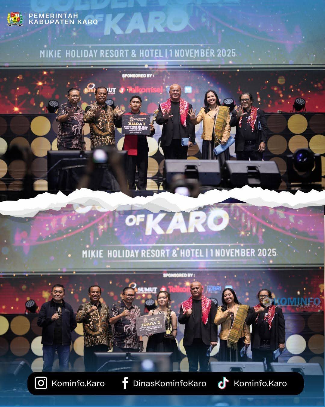 Bupati Karo Antonius Ginting Golden Voice of Karo Jadi Panggung Pelestarian Budaya dan Bakat Muda Bupati Karo Antonius Ginting Golden Voice of Karo Jadi Panggung Pelestarian Budaya dan Bakat Muda