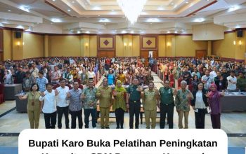 Bupati Karo Buka Pelatihan Peningkatan Kapasitas SDM Pengurus Koperasi Desa/Kelurahan Merah Putih Tahun 2025