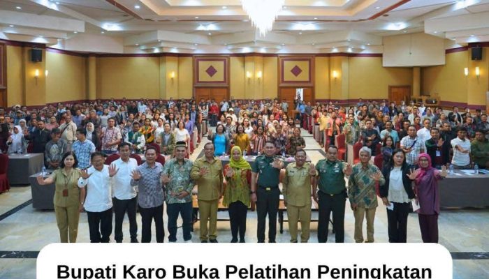 Bupati Karo Buka Pelatihan Peningkatan Kapasitas SDM Pengurus Koperasi Desa/Kelurahan Merah Putih Tahun 2025