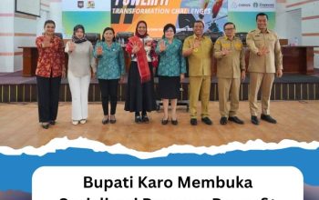 Bupati Karo Membuka Sosialisasi Program Powerfit Transformation Challenges