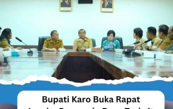 Bupati Karo Buka Rapat Lomba Posyandu Desa Terkait 6 Standar Pelayanan Minimal