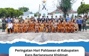 Upacara Peringatan Hari Pahlawan Tahun 2025 Kabupaten Karo