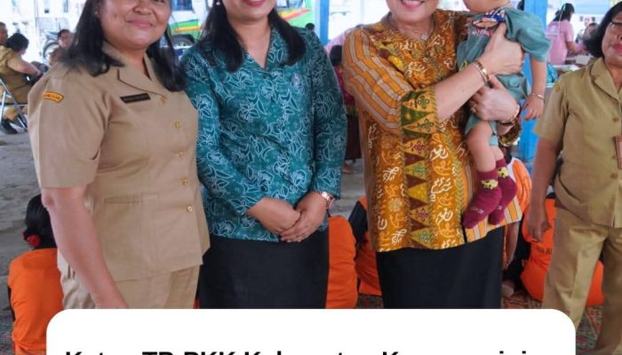 Ketua TP-PKK Karo Tinjau Pelaksanaan Lomba Posyandu di Desa Juhar Tarigan