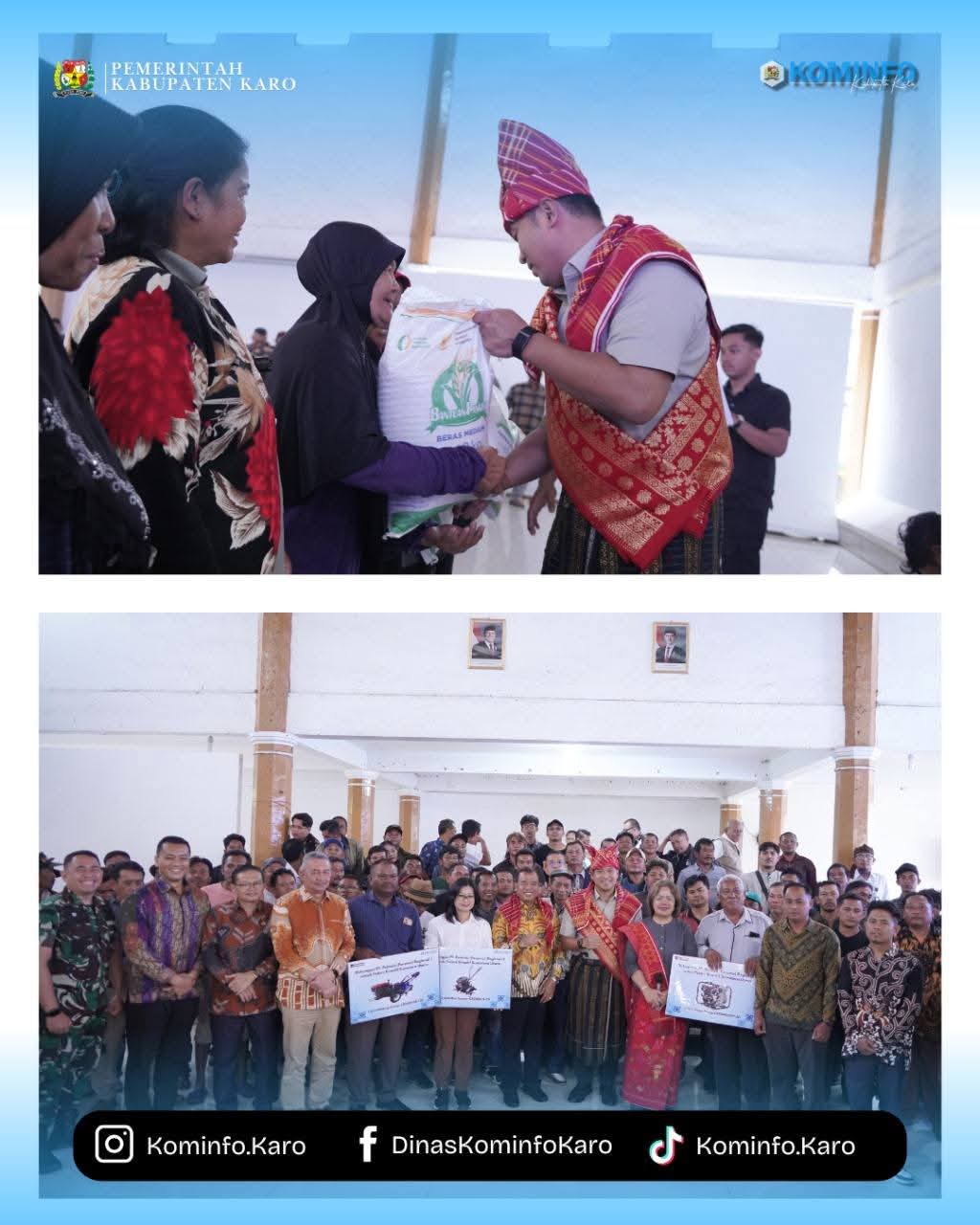Wamentan RI Kunker ke Kabupaten Karo Perkuat Sinergi Pembangunan Sektor Pertanian