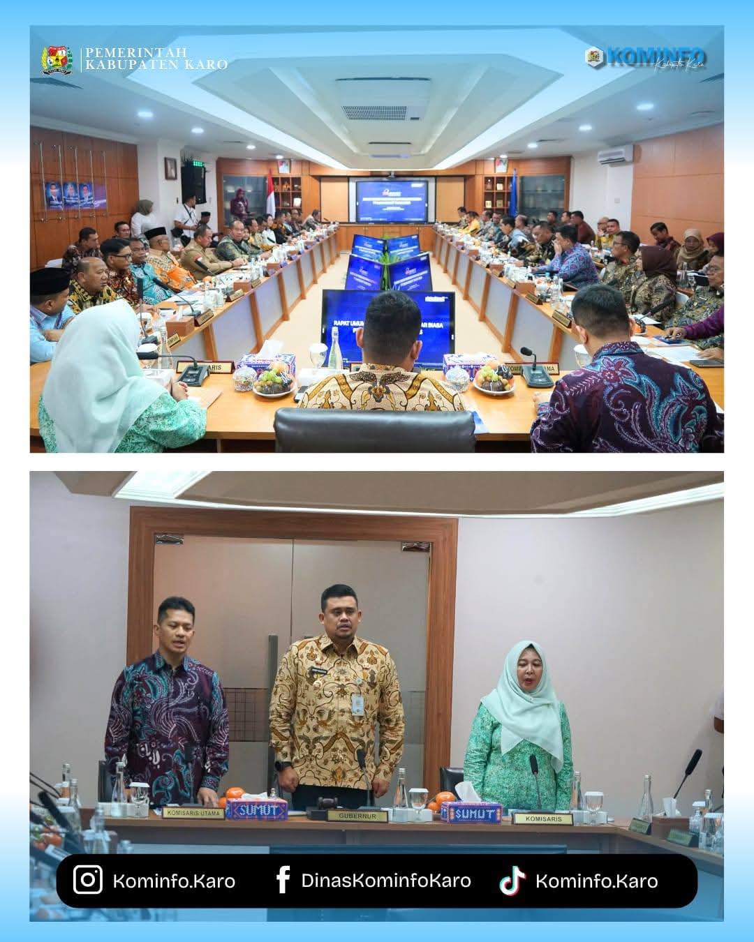 Bupati Karo Mengikuti RUPS LB Bank Sumut Bupati Karo Mengikuti RUPS LB Bank Sumut