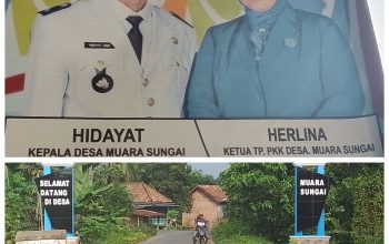 Pemerintah Desa Muara Sungai Realisasi Dana Desa (DD) Tahun Anggaran 2025 Dengan Membangun Gapura