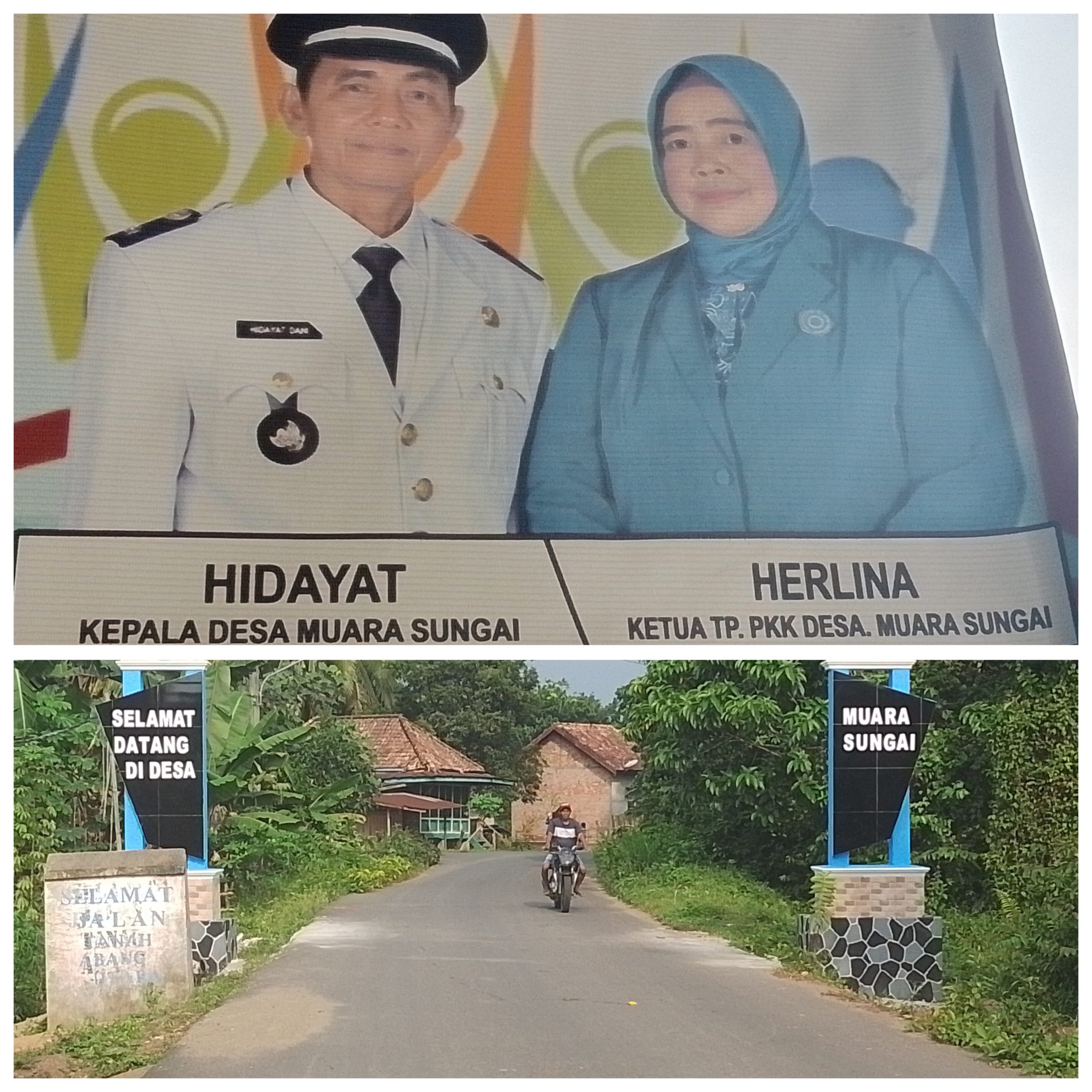 Pemerintah Desa Muara Sungai Realisasi Dana Desa (DD) Tahun Anggaran 2025 Dengan Membangun Gapura