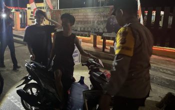 Polsek Talang Ubi Gelar KRYD, Ciptakan Kondusifitas Wilayah dan Tertib Lalu Lintas