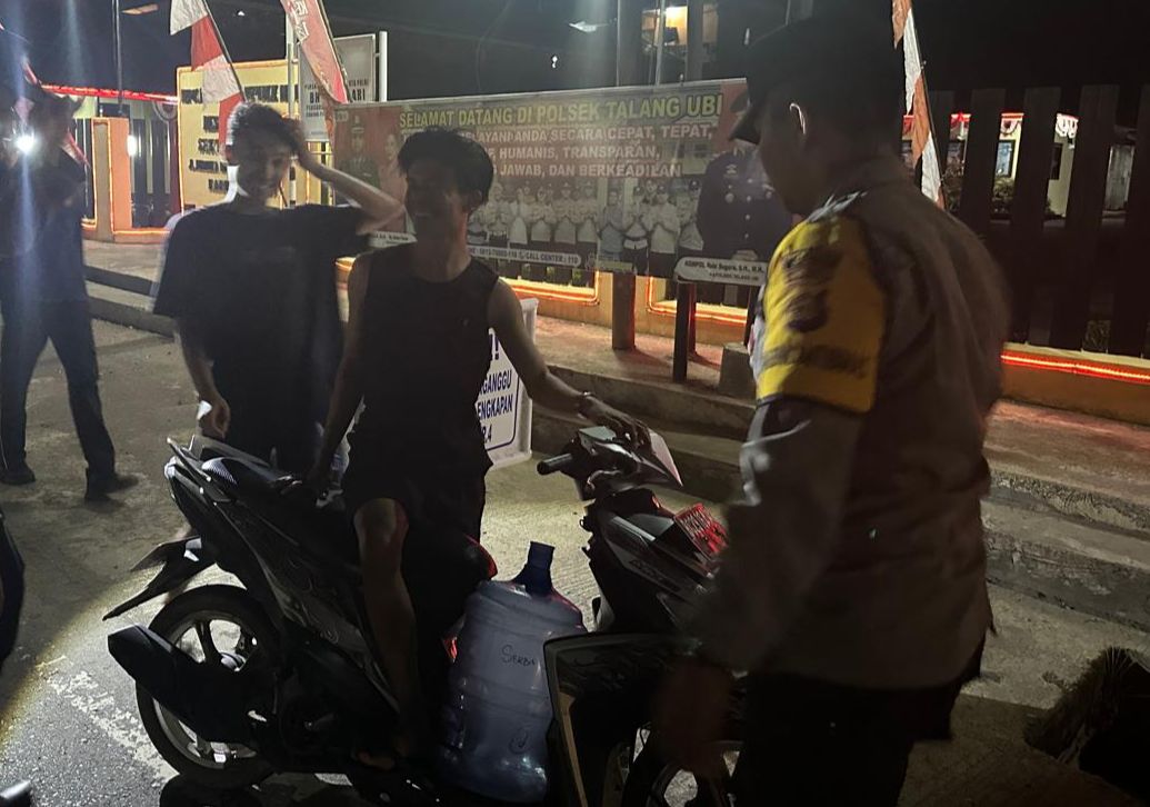 Polsek Talang Ubi Gelar KRYD, Ciptakan Kondusifitas Wilayah dan Tertib Lalu Lintas