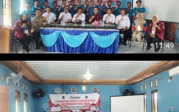 BHABINKAMTIBMAS DESA BERUGE DARAT HADIRI SOSIALISASI LARANGAN BAGI APARATUR DESA DAN PENANGANAN TINDAK PIDANA