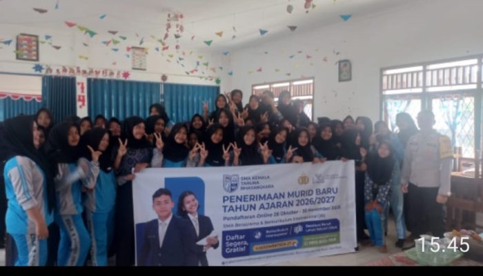 Polsek Talang Ubi Gelar Sosialisasi Penerimaan SMA Taruna Kemala Bhayangkara di SMPN 4 Talang Ubi