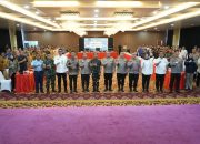 Perkuat Pemberantasan TPPO, Danlanal Palembang Ikuti Sosialisasi Aturan Gugus Tugas