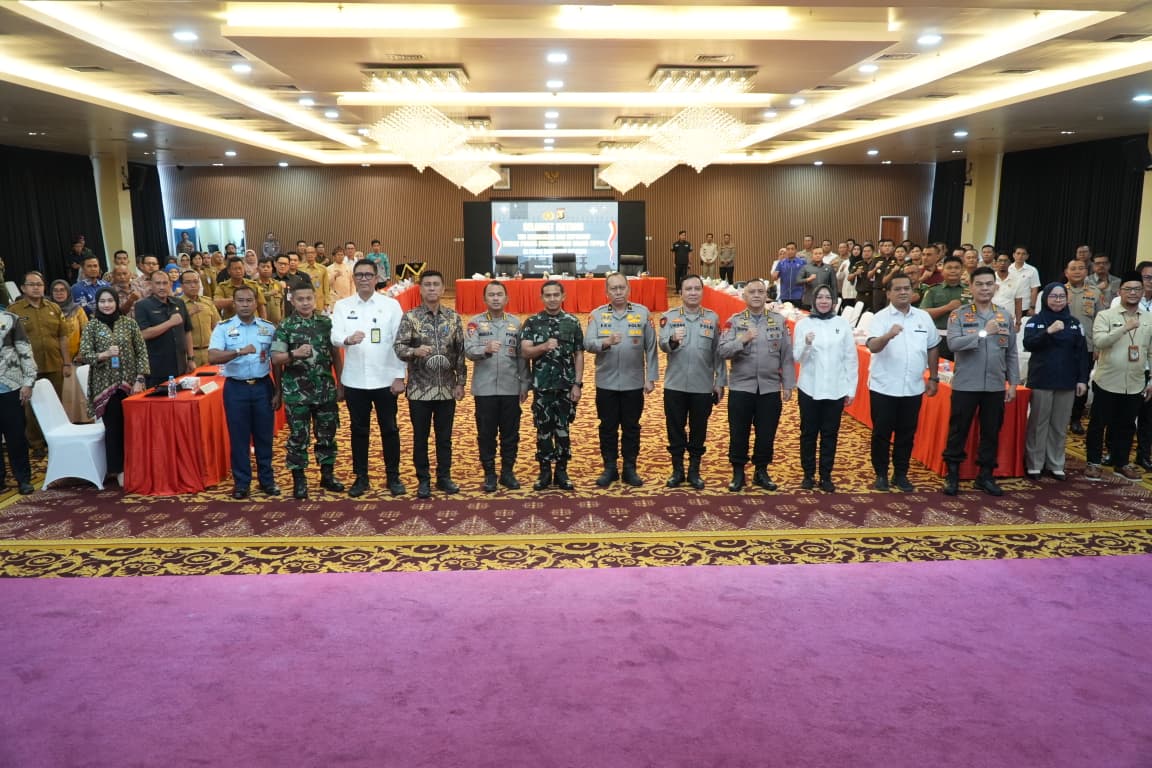 Perkuat Pemberantasan TPPO, Danlanal Palembang Ikuti Sosialisasi Aturan Gugus Tugas