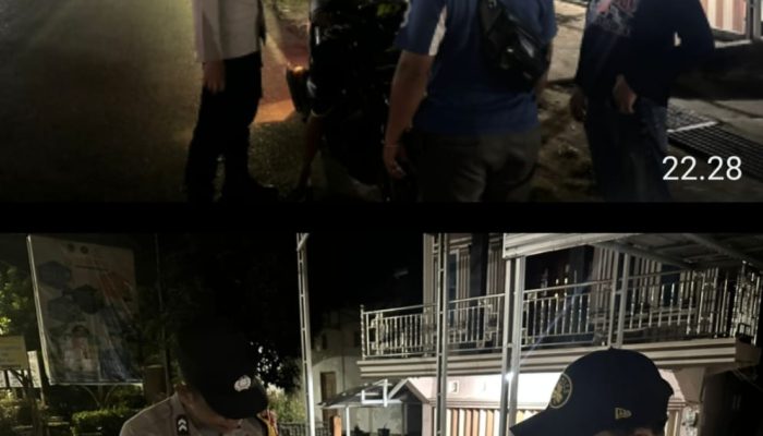 Polsek Talang Ubi Gencar Gelar KRYD, Wujudkan Malam Aman dan Kondusif di PALI