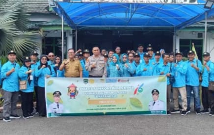 Wakil Bupati  Iwan Tuaji Lepas 50 Kontingen KTNA PALI ke Empat Lawang
