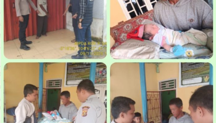 Bayi Laki-Laki Ditemukan di Depan Rumah Warga Desa Raja Barat, Polisi Lakukan Penyelidikan