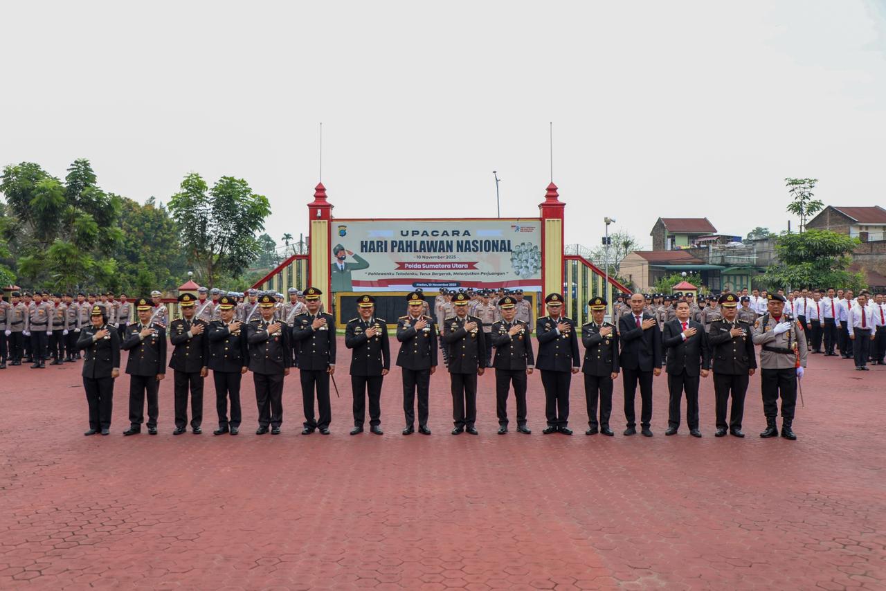 Polda Sumut Peringati Hari Pahlawan 2025: Teladani Nilai Perjuangan, Wujudkan Indonesia Maju