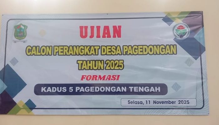 Pemdes Pagedongan Banjarnegara Laksanakan Proses Seleksi Penjaringan Perangkat Desa Jabatan Kepala Dusun 5 Pagedongan Tengah