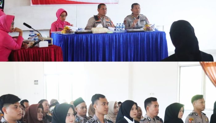 POLRES PALI SELENGGARAKAN SIDANG BP4R BAGI EMPAT PERSONEL