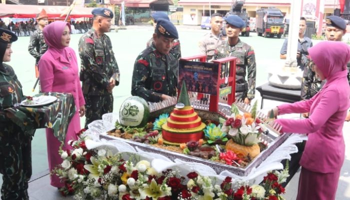 Satbrimob Polda Sumsel Gelar Syukuran Dalam Rangka Memperingati HUT Ke-80 Korps Brimob Polri