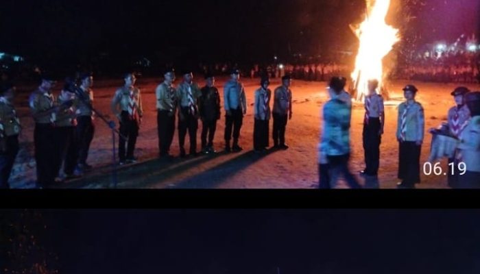 Semangat Kebersamaan Membara di Tanah Abang, Kapolsek Hadiri Penutupan PERATA Pramuka ke-VII