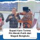 Bupati Karo Terima Pin Merah Putih dari Wagub Bengkulu