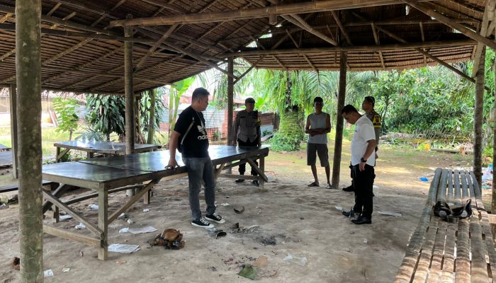Unit Reskrim Polsek Patumbak Tindak Warung Kopi di Pasar VII Yang di Duga Ada Judi, Cek TKP Zonk