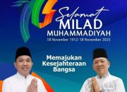Pemko Sibolga Sampaikan Ucapan Selamat Milad ke-113 Muhammadiyah Momentum Memperkuat Gerakan “Memajukan Kesejahteraan Bangsa”