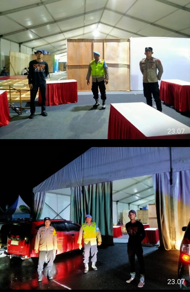 Polsek Talang Ubi Gelar KRYD untuk Perkuat Keamanan dan Dukungan Festival Candi Bumi Ayu 2025
