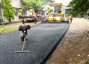 Proyek Hotmix di Desa Bulak Lor Jatibarang Disambut Baik Warga