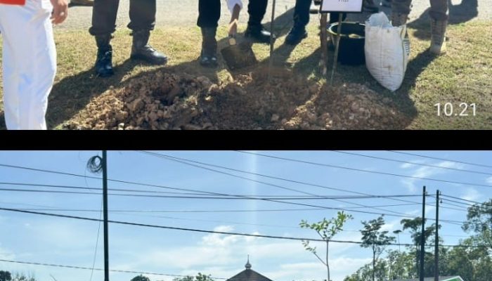 Penanaman Pohon Dan Penyerahan Bentor di Talang Ubi Wujud Penguatan Pengelolaan Lingkungan serta Sinergi Pemerintah Daerah