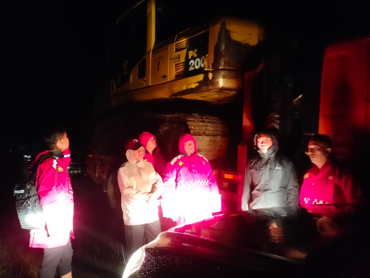 Polres Humbahas dan Pemkab Bergerak Cepat Tangani Longsor di Wilayah Pakkat