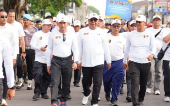 Sinergi Polri dan Insan Pers, Kapolri Hadiri Jalan Santai Persatuan Wartawan Indonesia