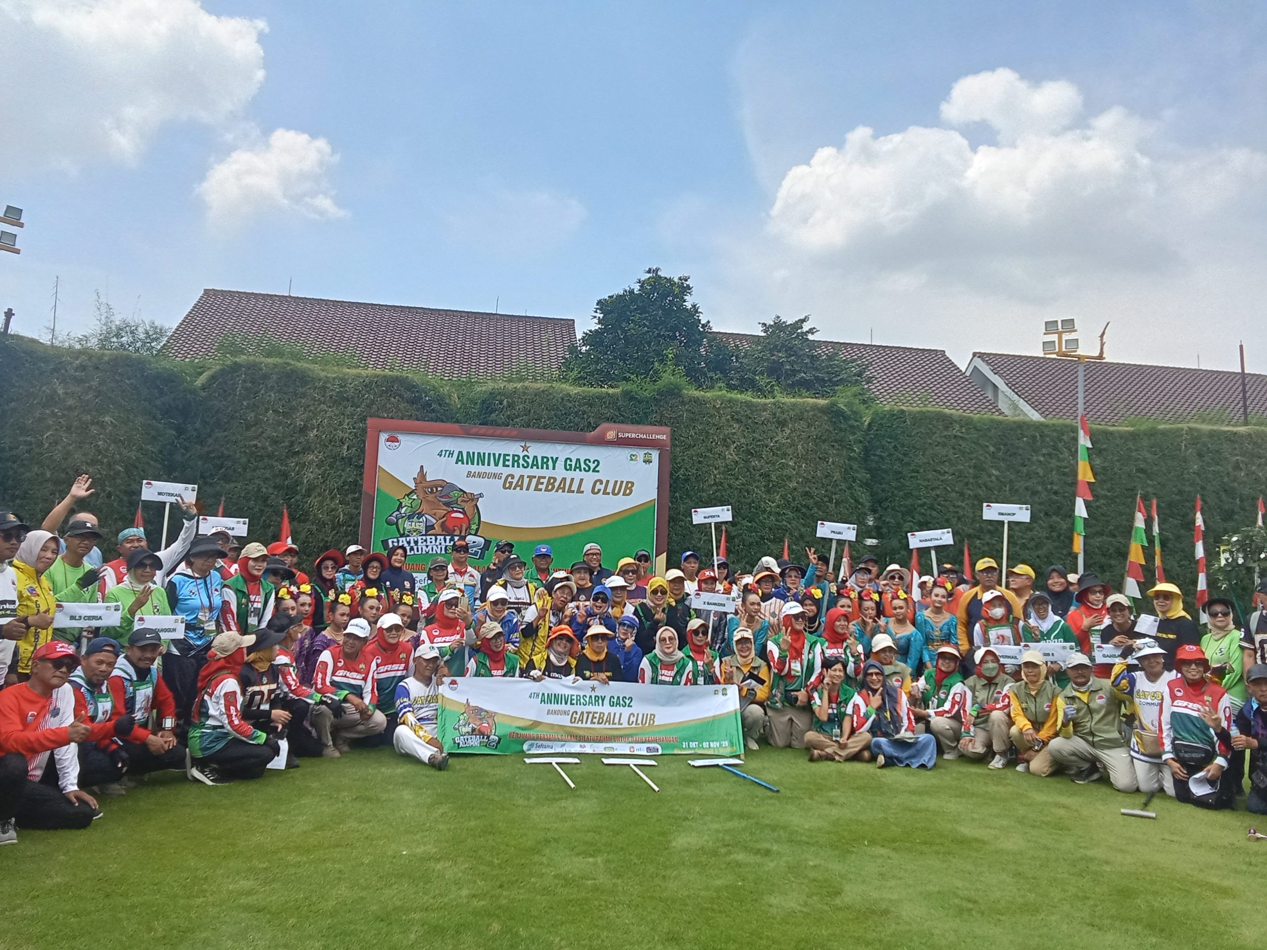 GAS2 Anniversary Cup Ke-4, Ajang Silaturahmi dan Prestasi Gateball Nasional di Kota Bandung